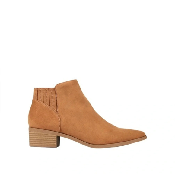 American Rag Women's Tori Fabric Pointed Toe Ankle Fashion Boots Brown Size 11 M - Picture 7 of 12